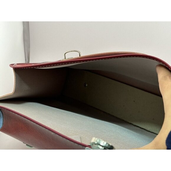 VINTAGE - 90s Faux Leather School Bag Messenger Bag Peanuts Gang 21st Birthday - Picture 10 of 10